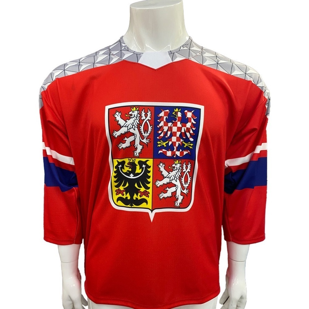 Red and Blue Men's Shirt